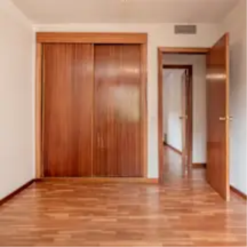Unfurnished bedroom cleaning